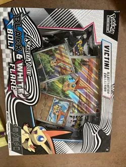 Pokemon TCG Unova Victini Illustration Collection Box Black Bolt White Flare - Image 1