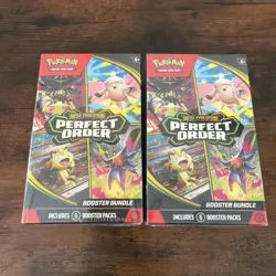 2X Perfect Order Booster Bundles Pokemon TCG New/Sealed In Hand - Image 1
