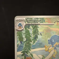 2025 Pokemon TCG Simipour Illustration Rare Holo Sv: Black Bolt 102/086 - Image 2