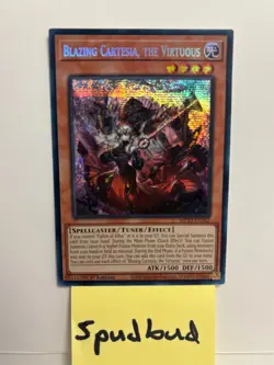 Blazing Cartesia, The Virtuous Secret Rare MP23-EN162 NM 1st Ed Yu-Gi-Oh! - Image 1