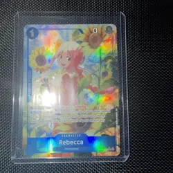 ONE PIECE REBECCA OP15-053 SR ALT ART ADVENTURES ON KAMI'S ISLAND ENGLISH - Image 1