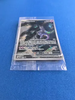 Pokemon Mewtwo TCG SVP 052 Scarlet Violet 151 Factory Sealed Promo Card - Image 3