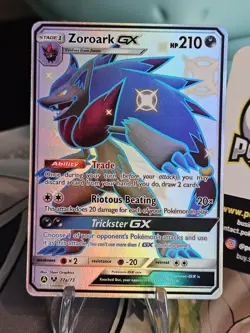 Zoroark GX 77a/73 Shiny Alternate Art Hidden Fates Pokemon Sun & Moon NM - Image 1