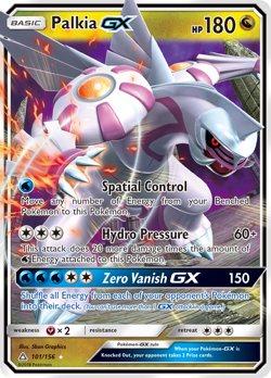 Palkia GX (101/156) Sun & Moon: Ultra Prism​ - Near Mint Holofoil Pokemon TCG - Image 1