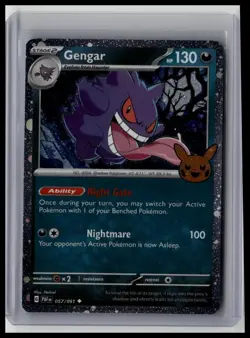 Gengar (Cosmos Holo)- Trick or Trade BOOster 057/091 Uncommon Pokemon TCG - Image 1