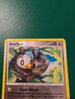Pokemon Cards: Stormfront Reverse Holo: Starly 75/100 - Image 2