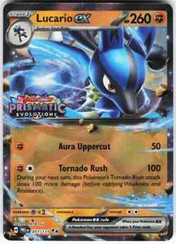 Lucario ex (Prismatic Evolutions Stamp) 051/131 Pokemon Card Promo - Image 1