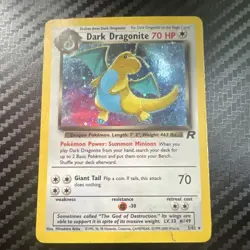 Pokemon Dark Dragonite Team Rocket Holo Rare 5/82 2000 The Pokemon Company Card - Image 1