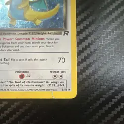 Pokemon Dark Dragonite Team Rocket Holo Rare 5/82 2000 The Pokemon Company Card - Image 4