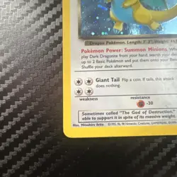 Pokemon Dark Dragonite Team Rocket Holo Rare 5/82 2000 The Pokemon Company Card - Image 5