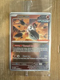 Iron Moth - GAMESTOP Stamp - 028/182 - Paradox Rift - Sealed Promo - Pokemon - Image 1