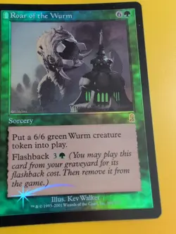 Roar of the Wurm. Sorcery MTG Card. Odyssey.Old Border FOIL. - Image 4
