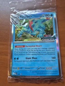 Pokemon Temporal Forces Staff Prerelease Promo Set of 4 NM Factory Sealed Cards - Image 1