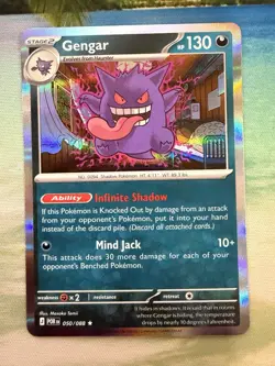 Gengar 050/088 Me03: Perfect Order Holo Pokemon Card TCG NM - Image 1