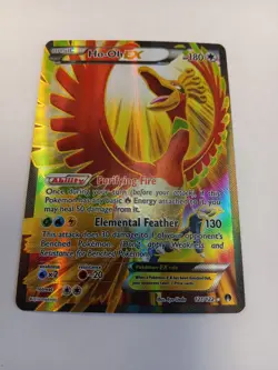 2016 Pokemon Ho-Oh EX 121/122 trading card - Image 1