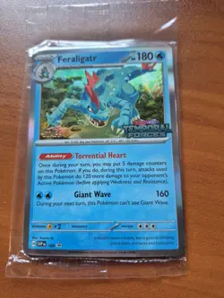 Pokemon Temporal Forces Staff Prerelease Promo Set of 4 NM Factory Sealed Cards - Image 1