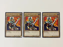 Yugioh - Celtic Guardian x 3 - 1st Edition Rare LP - Plus Free Holo Card - B - Image 1