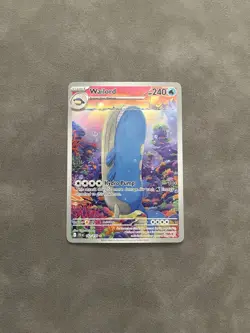 Pokemon TCG Wailord Journey Together Illustration Card 162/159 NM Condition - Image 1