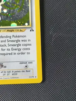 Pokemon TCG Smeargle 11/75 - English Neo Discovery Holo Raw Card - Image 4