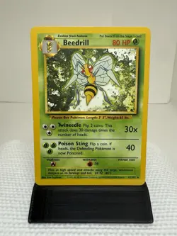 Beedrill 17/102 Base Set LP - Pokemon TCG Card Rare 1999 - Image 1