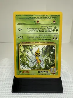 Beedrill 17/102 Base Set LP - Pokemon TCG Card Rare 1999 - Image 2