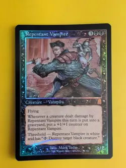 Repentant Vampire. MTG Card. Odyssey.Old Border FOIL. - Image 1