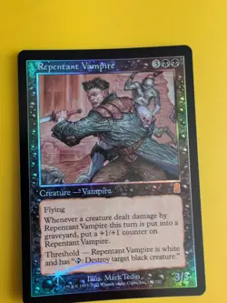Repentant Vampire. MTG Card. Odyssey.Old Border FOIL. - Image 2
