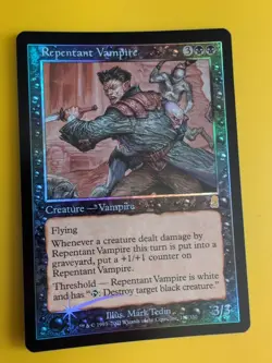 Repentant Vampire. MTG Card. Odyssey.Old Border FOIL. - Image 3