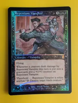 Repentant Vampire. MTG Card. Odyssey.Old Border FOIL. - Image 4