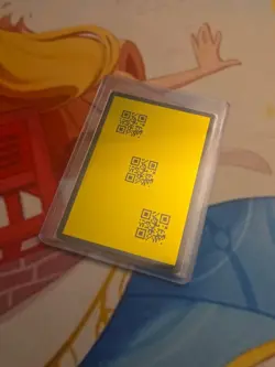 Disney Lorcana Whispers in the Well QR Code Discard FOIL TEST card - Image 1