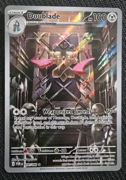 Illustration Rare Holo Doublade Pokemon Card - Perfect Order 098/088 - Image 1
