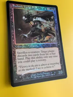 Sadistic Hypnotist. Minion. MTG Card. Odyssey.Old Border FOIL. - Image 5