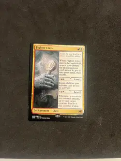 Fighter Class [Adventures in the Forgotten Realms] Magic MTG Cards LP - Image 1