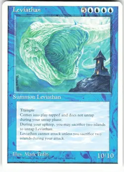 Leviathan R MTG Fourth Edition NM - Image 1