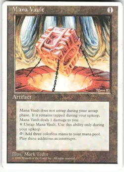 Mana Vault R MTG Fourth Edition 352 NM - Image 1