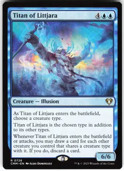 Titan of Littjara R MTG Commander Masters 728 NM - Image 1