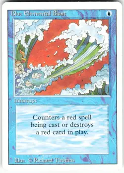 Blue Elemental Blast C MTG Revised Edition NM/LP - Image 1