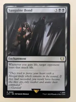 Sanguine Bond MTG Commander: Lord of the Rings: Tales of Middle-Earth Regular - Image 1