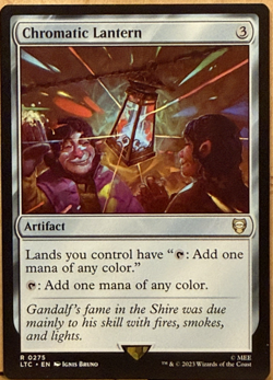 LIMITED EDITION Lord of the Rings MtG Chromatic Lantern Unplayed NM - Image 1