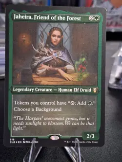 Jaheira, Friend of the Forest ETCHED FOIL Commander Legends: Baldur's Gate Rare - Image 1