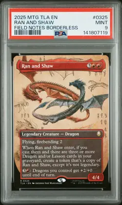 Ran And Shaw 0325 Field Notes Borderless Mtg PSA 9 - Image 1