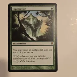 Magic: The Gathering Exploration Conspiracy Enchantment Rare Green - Image 1