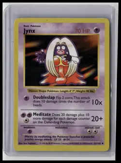 Jynx - Base Set (Shadowless) 31/102 Uncommon Non-Holo Pokemon TCG - Image 1