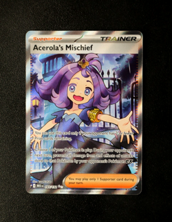Pokemon Card - Acerolas Mischief 165/132 - Mega Evolution - Ultra Rare - NM ⭐ - Image 1