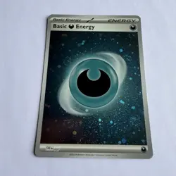 Pokemon TCG 151 Cosmos Holo Darkness Energy 007 *5 Swirls* Pack Fresh / NM Card - Image 1