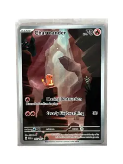 2023 Pokemon Charmander 168/165 Scarlet & Violet 151 Art Rare Full Art Holo - Image 1