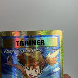 Mistys determination 108/108 Miscut Error Misprint Pokemon Card - Image 4