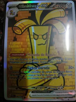 Pokemon Paradox Rift - GHOLDENGO EX - SPECIAL ILLUSTRATION RARE 252/182 - NM - Image 2