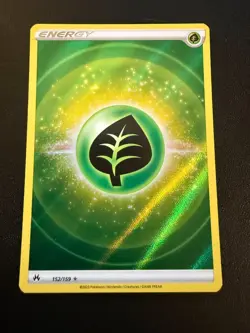 Pokemon Grass Energy 152/159 Texture Full Art Holo NM - Image 1