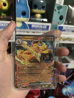 Pokemon TCG Charizard ex 006/165 SV Scarlet & Violet 151 Double Rare Holo 330 H… - Image 1